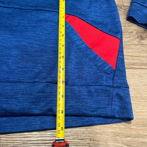 Colosseum Kansas Jayhawks Sweatshirt Mens L Blue Hoodie Pullover NCAA Athletics - Picture 6 of 11